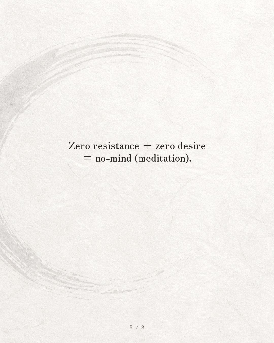 Slide 5 — no-mind (meditation)